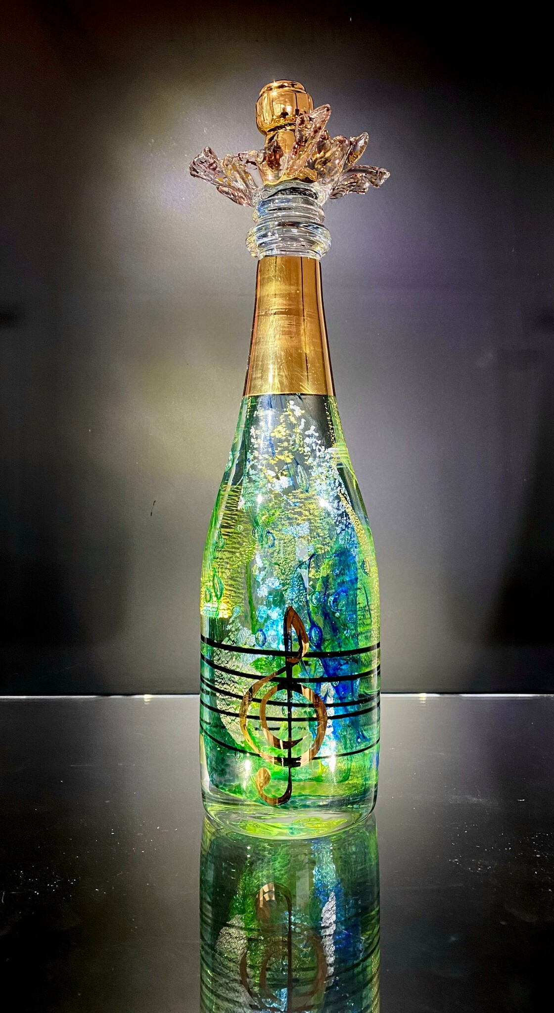 SOUND OF CHAMPAGNE SCULPTURE