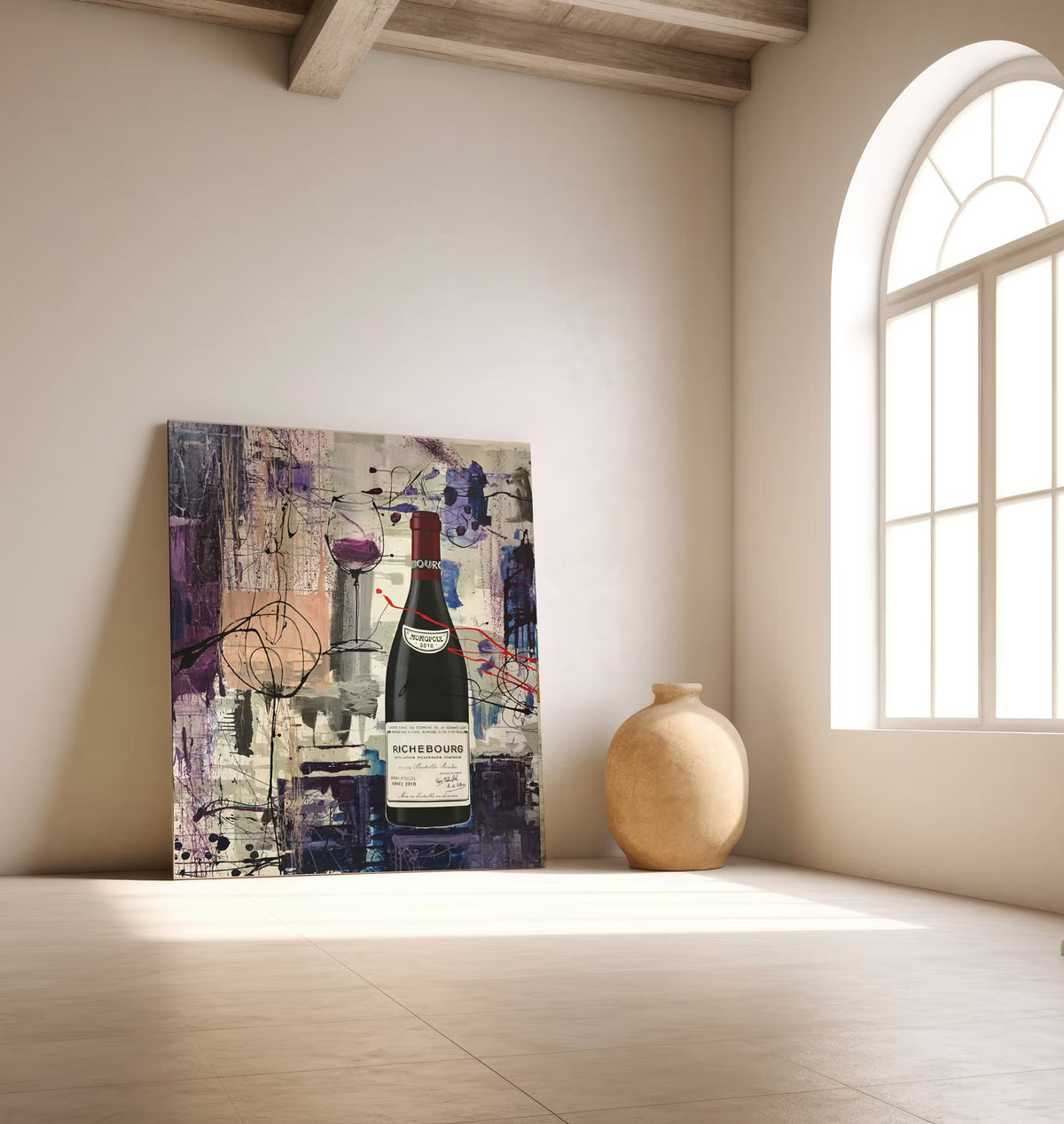RICHEBOURG - ORIGINAL PAINTING ON CANVAS