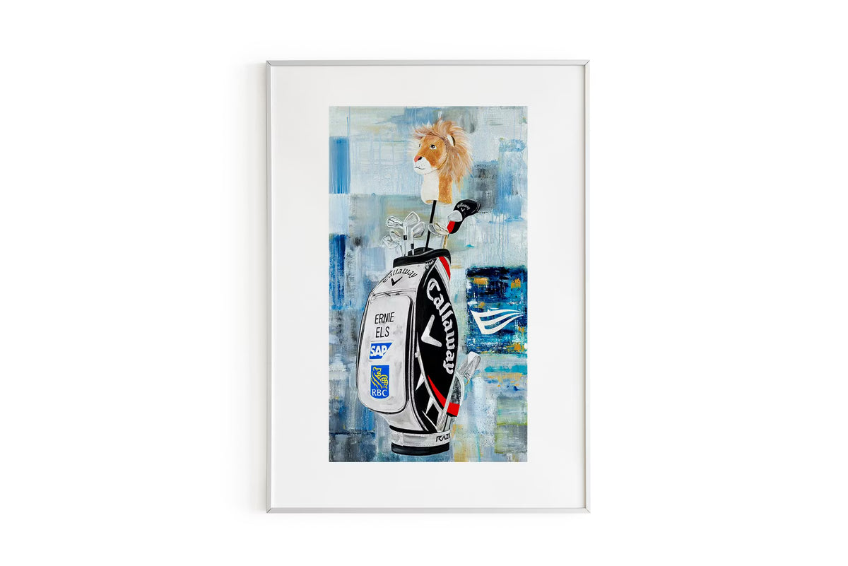 ERNIE ELS GOLF BAG - SPORT POSTER