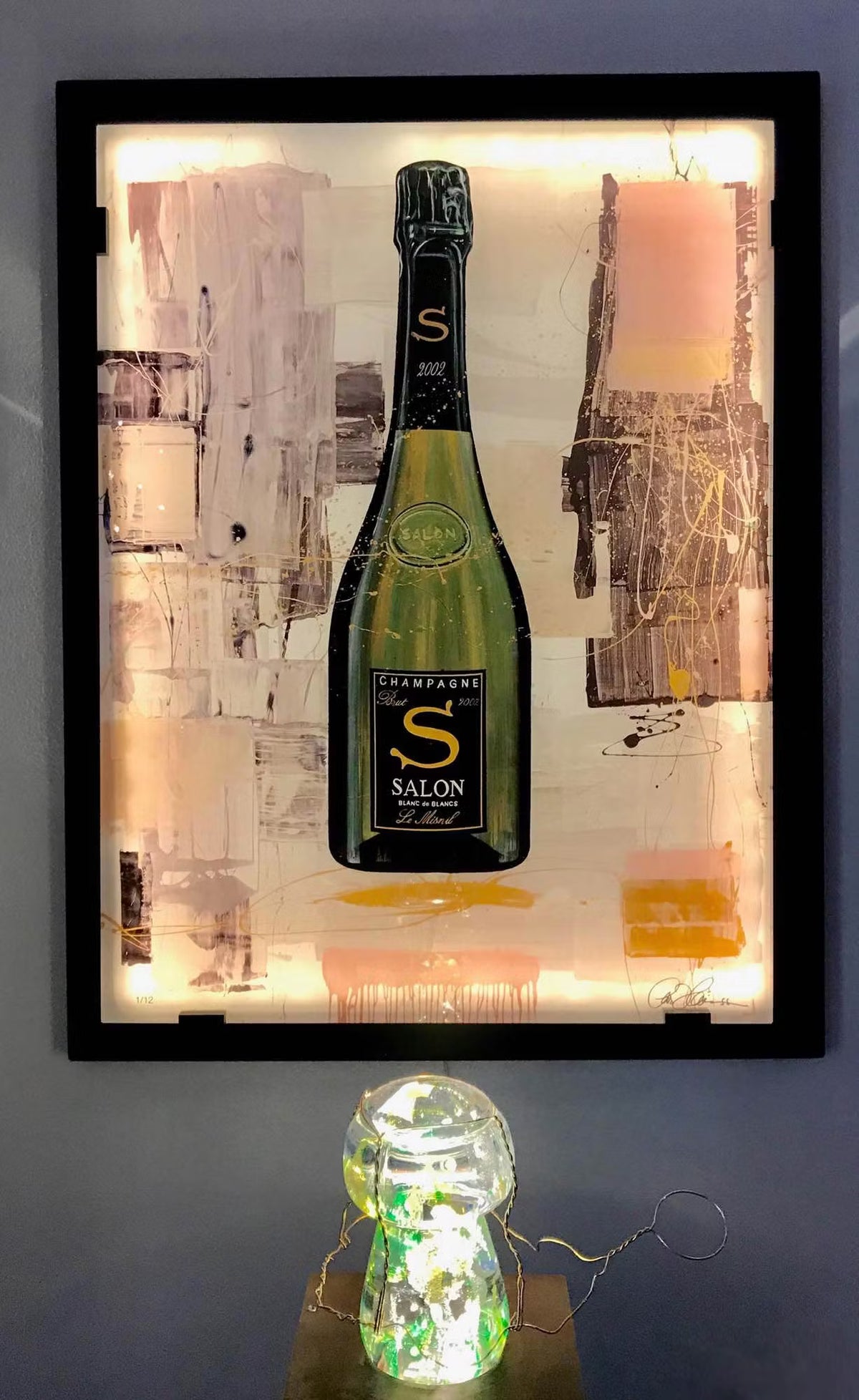 SALON - LEDLIGHT ART/SOLID GLASS
