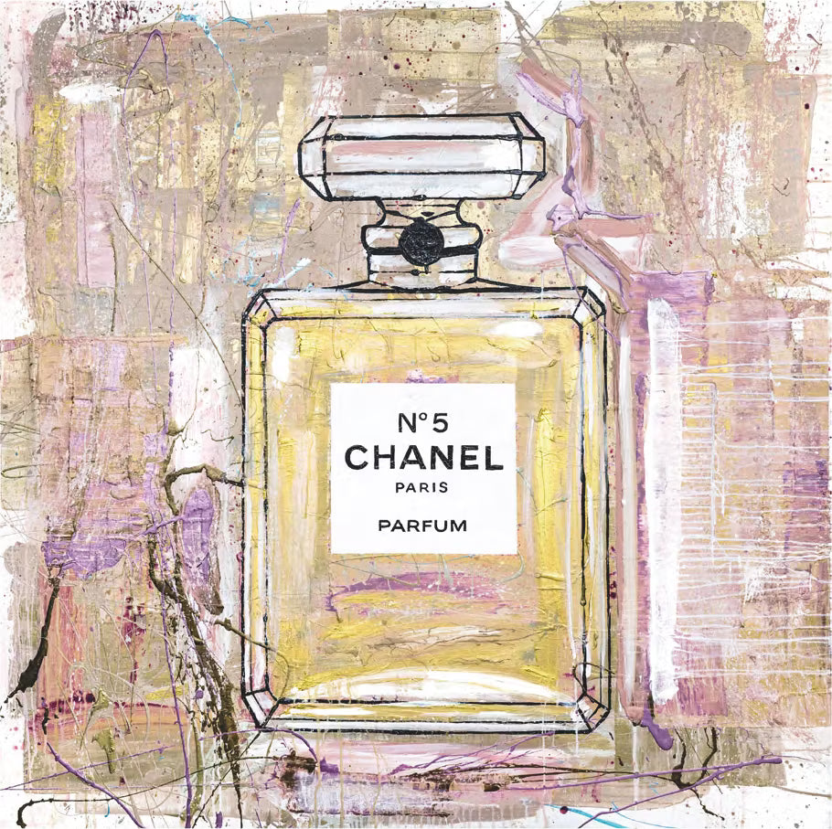 CHANEL NO5 - PLEXIART WITH 24 CARAT OF GOLD LTS 1/7