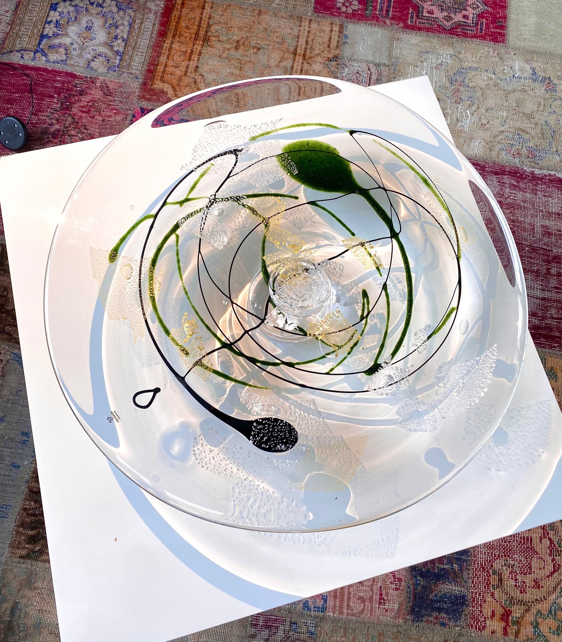 CHRYSTAL PLATE "OYSTER"