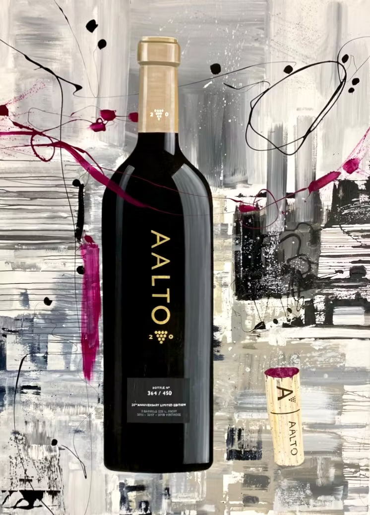 AALTO 20TH ANNIVERSARY - ORIGINAL PAINTING ON CANVAS