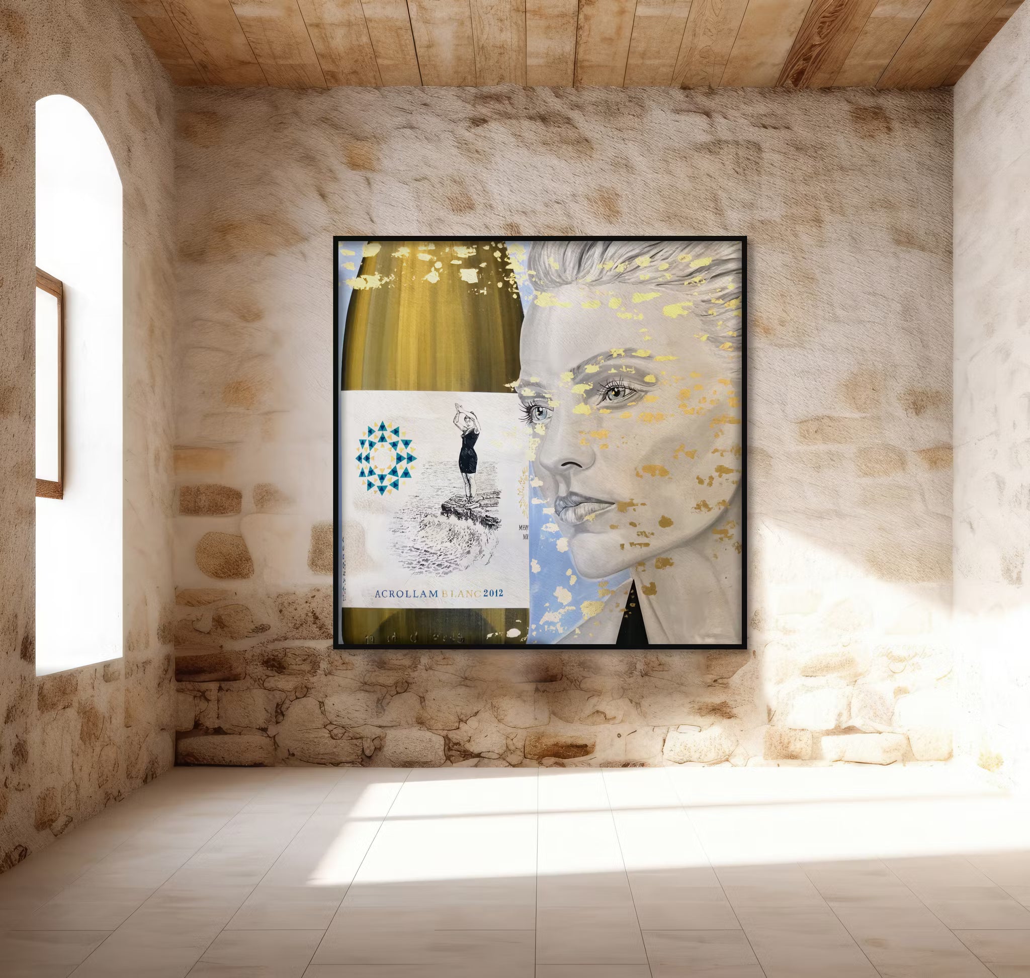 ACROLLAM BLANC - ORIGINAL PAINTING ON CANVAS