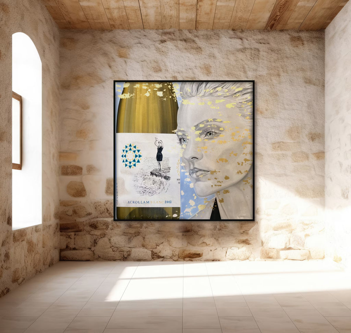 ACROLLAM BLANC - ORIGINAL PAINTING ON CANVAS (PRIVATE COLLECTION NOT FOR SALE)