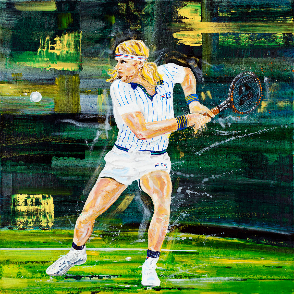 BJÖRN BORG SWEDISH CULTURE POSTER