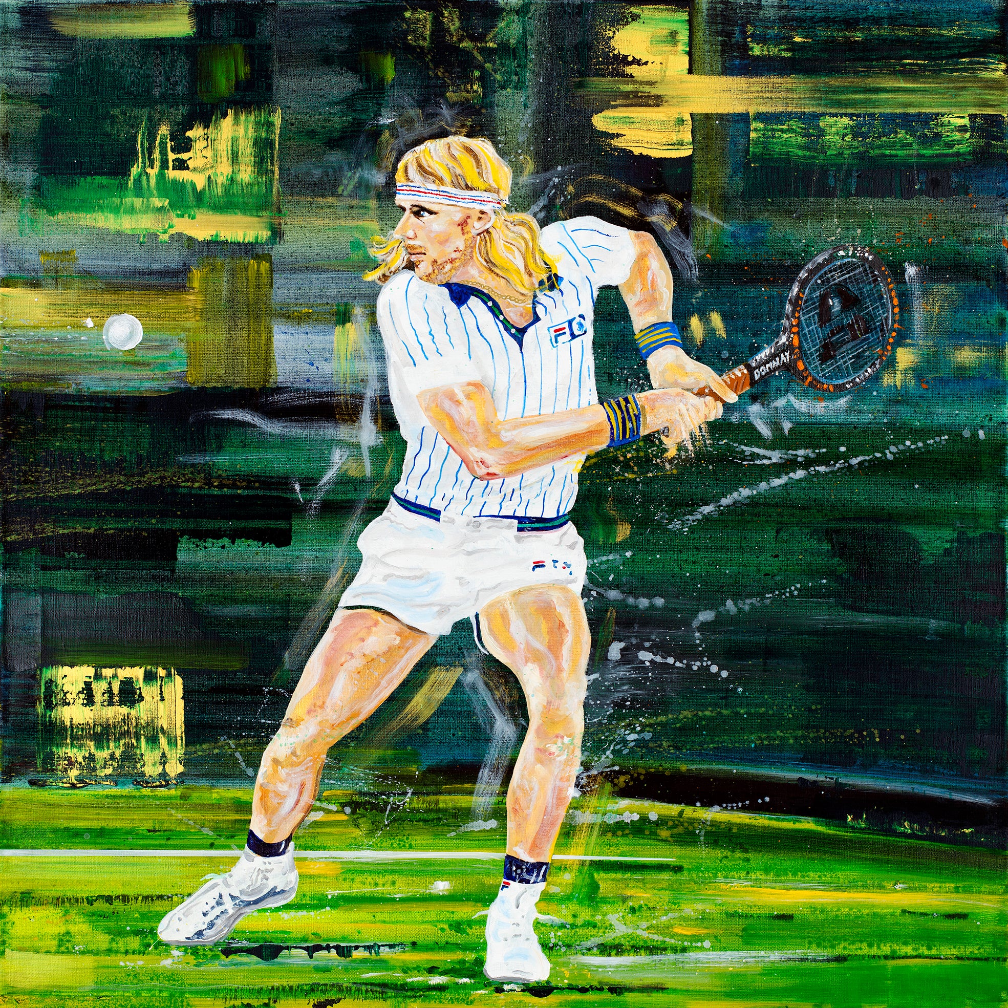 BJÖRN BORG SWEDISH CULTURE POSTER