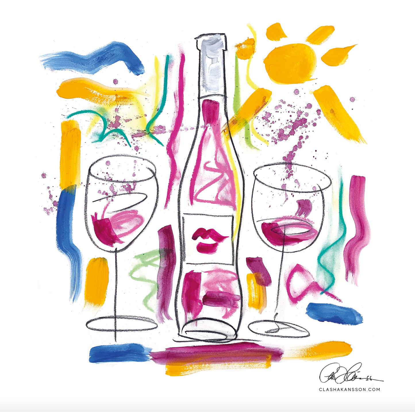 Rosé Time - ART PRINT